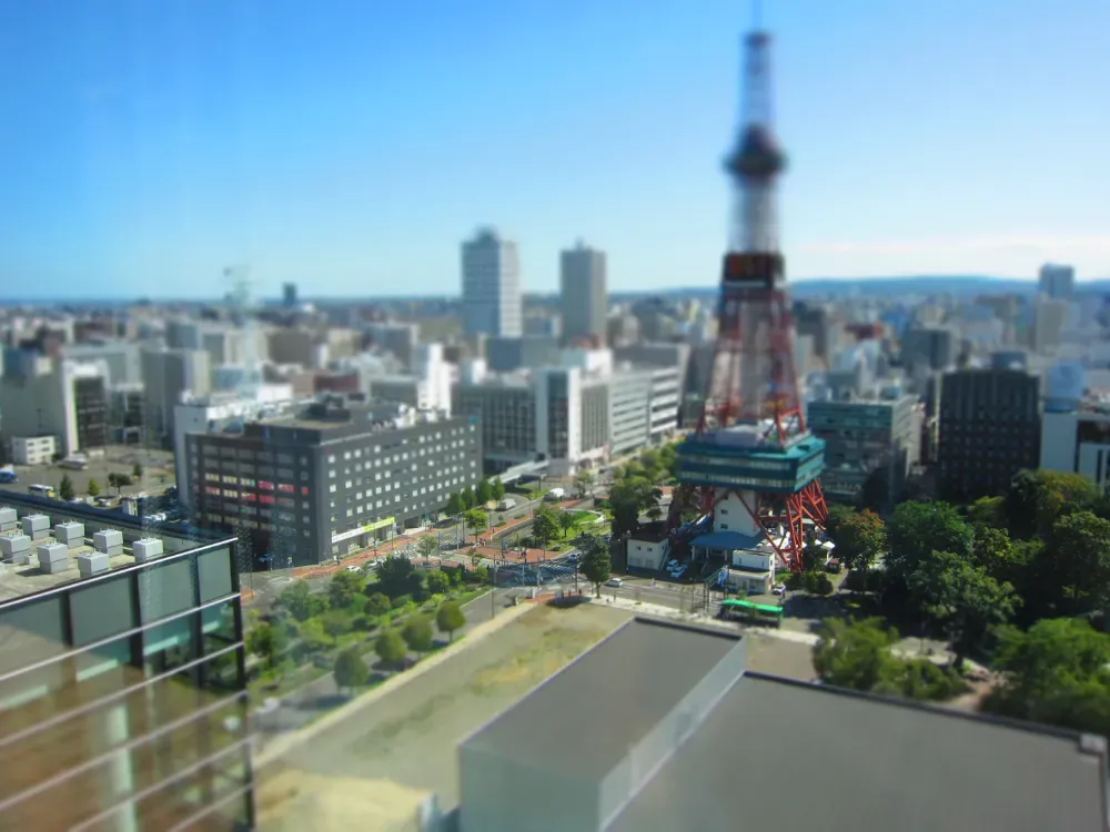 オフィスから見える景色／創成川