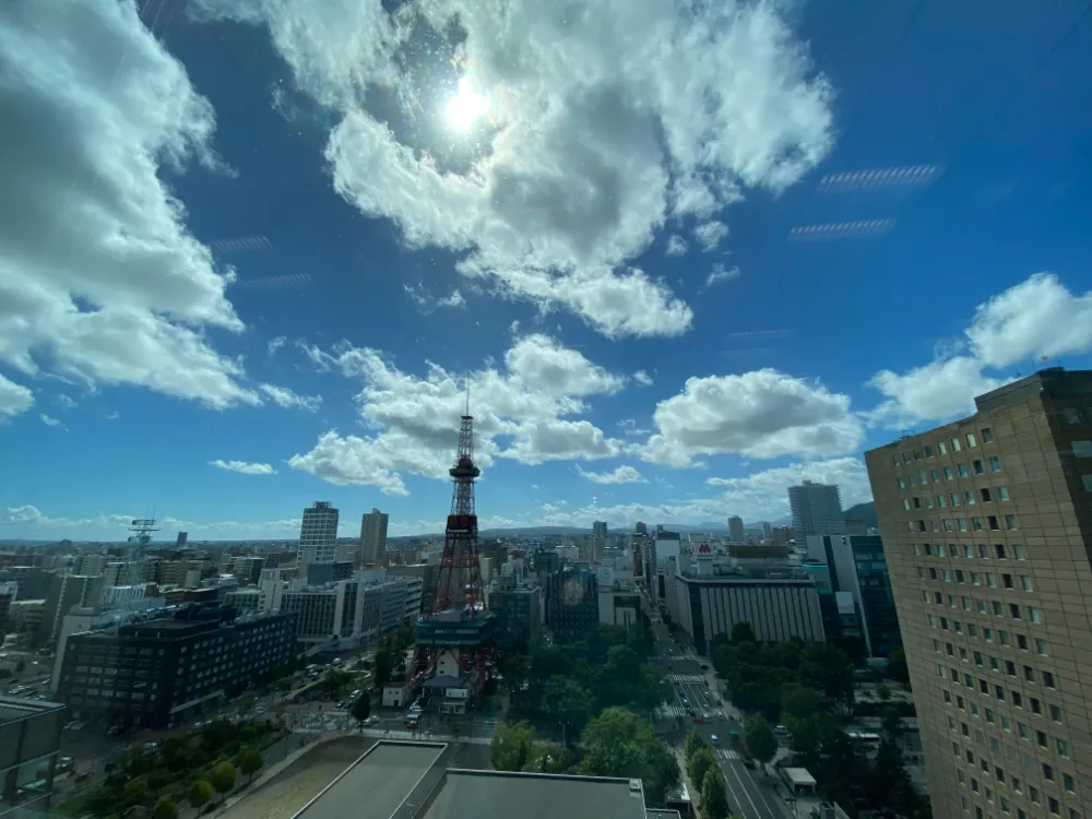 オフィスから見える景色／どこまでも広がる景色