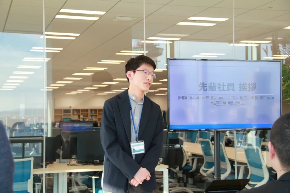 2024年内定式／先輩社員の挨拶