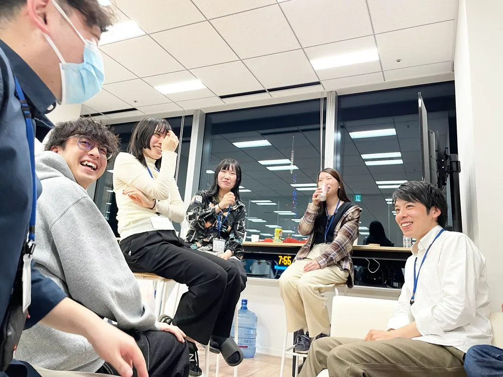 新卒交流会での一コマ