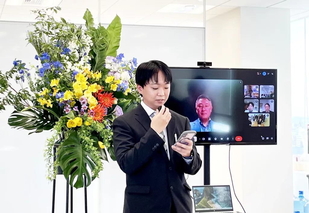 新入社員の入社のあいさつの画像